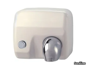 MP401 - Steel Electric hand-dryer with push-button _ Saniline