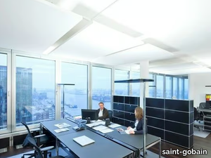 Ecophon Solo™ Rectangle - Glass wool acoustic ceiling clouds _ saint-gobain