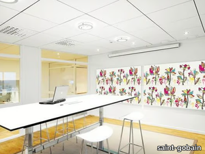 Akusto™ Wall C - Glass wool Acoustic wall panel _ saint-gobain