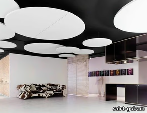 Ecophon Solo™ Circle - Glass wool acoustic ceiling clouds _ saint-gobain