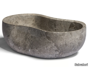 ANIMA - Countertop stone washbasin _ Salvatori