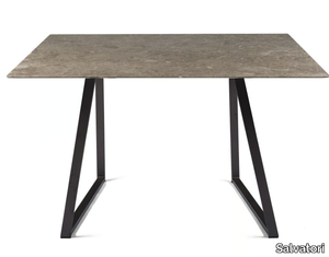 DRITTO - Square marble table _ Salvatori