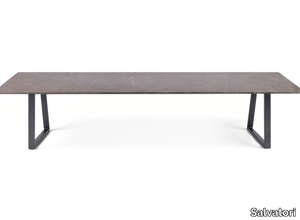 DRITTO - Rectangular marble coffee table _ Salvatori