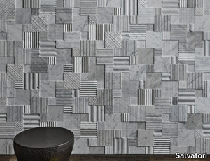 PATCHWORK - Carrara marble 3D wall cladding _ Salvatori