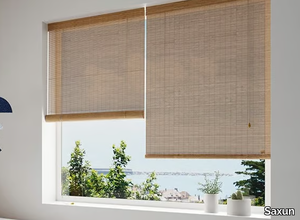 FANTASY - Sun protection wooden roller blind _ Saxun