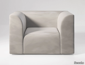 ARCHI - Fabric armchair with armrests _ Secolo