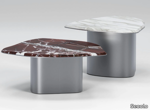 FRAGMENT - Low marble coffee table _ Secolo