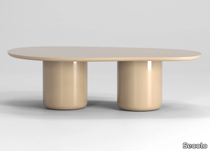 LAGHI 2 - Oval wooden table _ Secolo