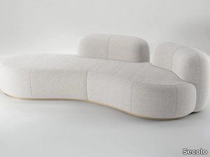 TATEYAMA XL - Curved 4 seater fabric sofa _ Secolo