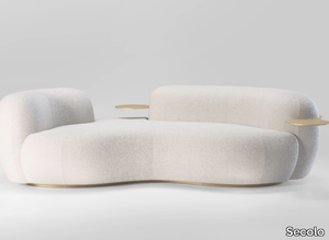 TATEYAMA - Curved fabric sofa _ Secolo