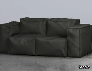 SIBYLIA - 2 seater leather sofa _ Secolo