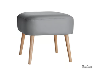 CLUB - Upholstered square pouf _ Sedex