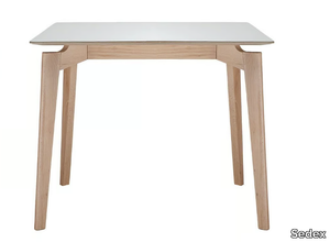 FIFTY-T - Square wooden dining table _ Sedex