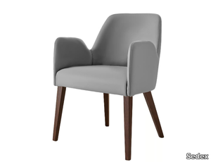 SHOW - Upholstered chair with armrests _ Sedex