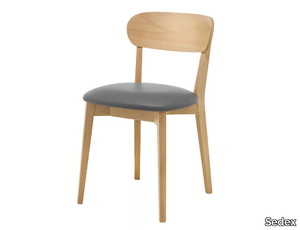 SONNY - Solid wood chair with integrated cushion _ Sedex