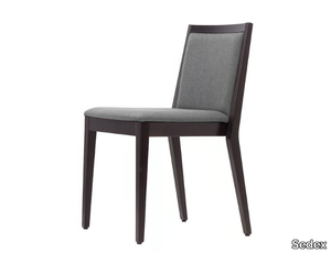 WEST - Upholstered wooden chair _ Sedex