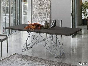 BUILDING - Rectangular wooden table _ Sedit