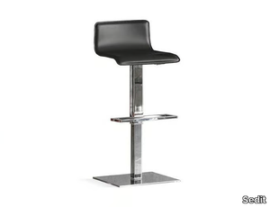 CAMPUS - Bonded leather stool height-adjustable _ Sedit