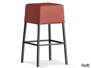 FEZ - High fabric stool with footrest _ Sedit