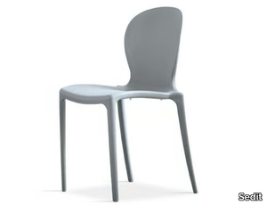 LEA - Stackable polypropylene garden chair _ Sedit