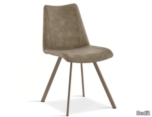 ZENDA - Upholstered Eco-leather chair _ Sedit