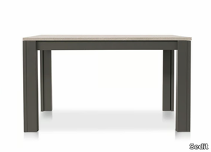 MOVIDA - Extending rectangular table with concrete top _ Sedit