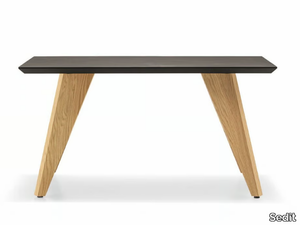 RAW - Rectangular ceramic table _ Sedit