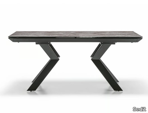 ZOE - Extending ceramic table _ Sedit