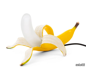 BANANA LAMP YELLOW DEWEY - LED resin and glass table lamp _ seletti