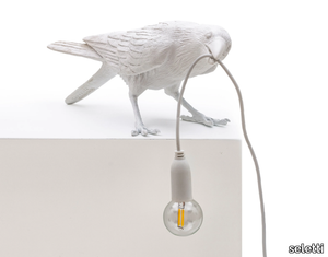 BIRD LAMP PLAYING - LED resin table lamp _ seletti