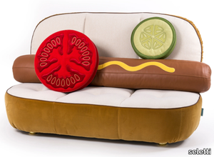 HOT DOG SOFA - Fabric small sofa _ seletti