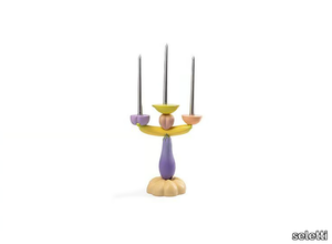 AUBERGINE CANDELABRA - Candle holder _ seletti