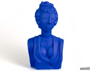 TERRACOTTA BUST POPPEA BLUE - Terracotta sculpture _ seletti