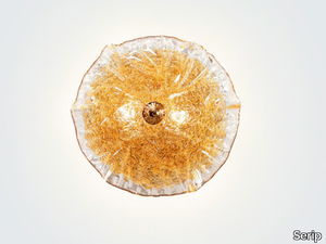 NENUFAR BOWL - Handmade bronze wall light _ Serip