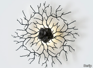 CORAL ZOA EYE MEDIUM - Bronze wall lamp / ceiling lamp _ Serip