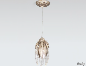 DANDELION CYNARA SMALL - LED handmade bronze pendant lamp _ Serip