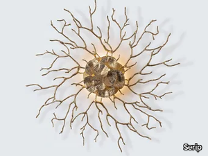 CORAL ZOA EYE SMALL - Handmade bronze wall lamp _ Serip