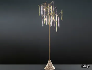 GLAMOUR STALAGMITE - Handmade bronze floor lamp _ Serip