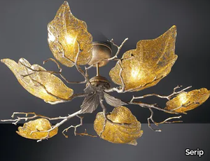 OUTONO HOLMOAK - Handmade bronze ceiling light _ Serip