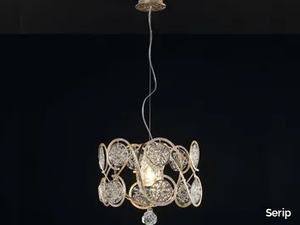 LINES BEMOLLE SMALL - Handmade bronze pendant lamp _ Serip