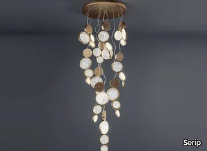 LUNA DREAM CATCHER - LED handmade bronze ceiling lamp _ Serip