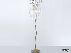 WATERFALL HORSETAIL - Handmade bronze floor lamp _ Serip