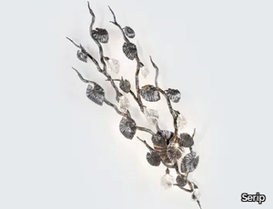 CALATHEA MAJESTICA MEDIUM - LED handmade bronze wall lamp _ Serip