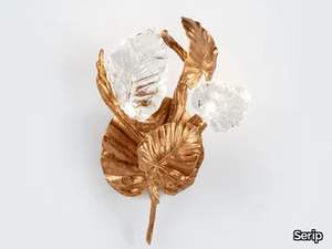 CALATHEA MAKOYANA - LED handmade bronze wall lamp _ Serip