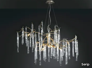 GLAMOUR HOARFROST - Handmade bronze pendant lamp _ Serip