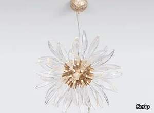 DANDELION FLOCCUS MEDIUM - LED handmade bronze pendant lamp _ Serip