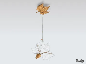 FOLIO MAPLE FEMALE - LED Murano glass pendant lamp _ Serip