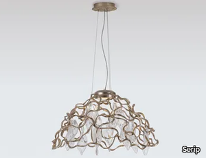 NIAGARA DOME LARGE - Handmade bronze pendant lamp _ Serip