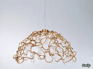 NIAGARA DOME LARGE - Handmade bronze pendant lamp _ Serip