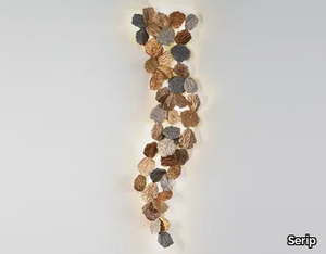 PATHLEAF VINE MEDIUM - LED handmade bronze wall lamp _ Serip